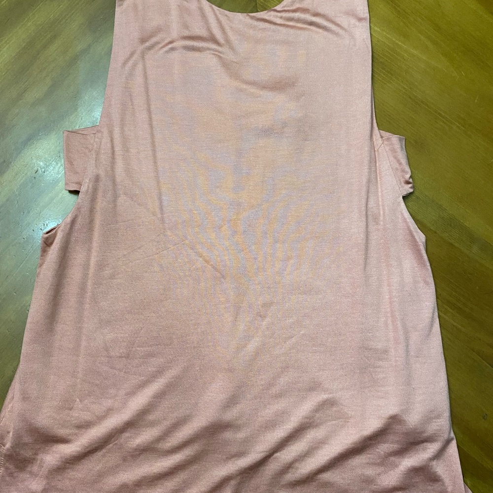 Banana Republic Pink Sleeveless Cutouts Top